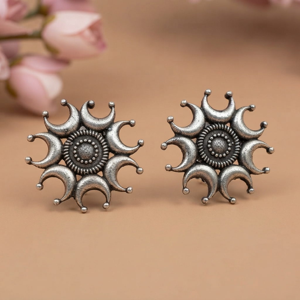 Navratri Surya Earrings By Sushee