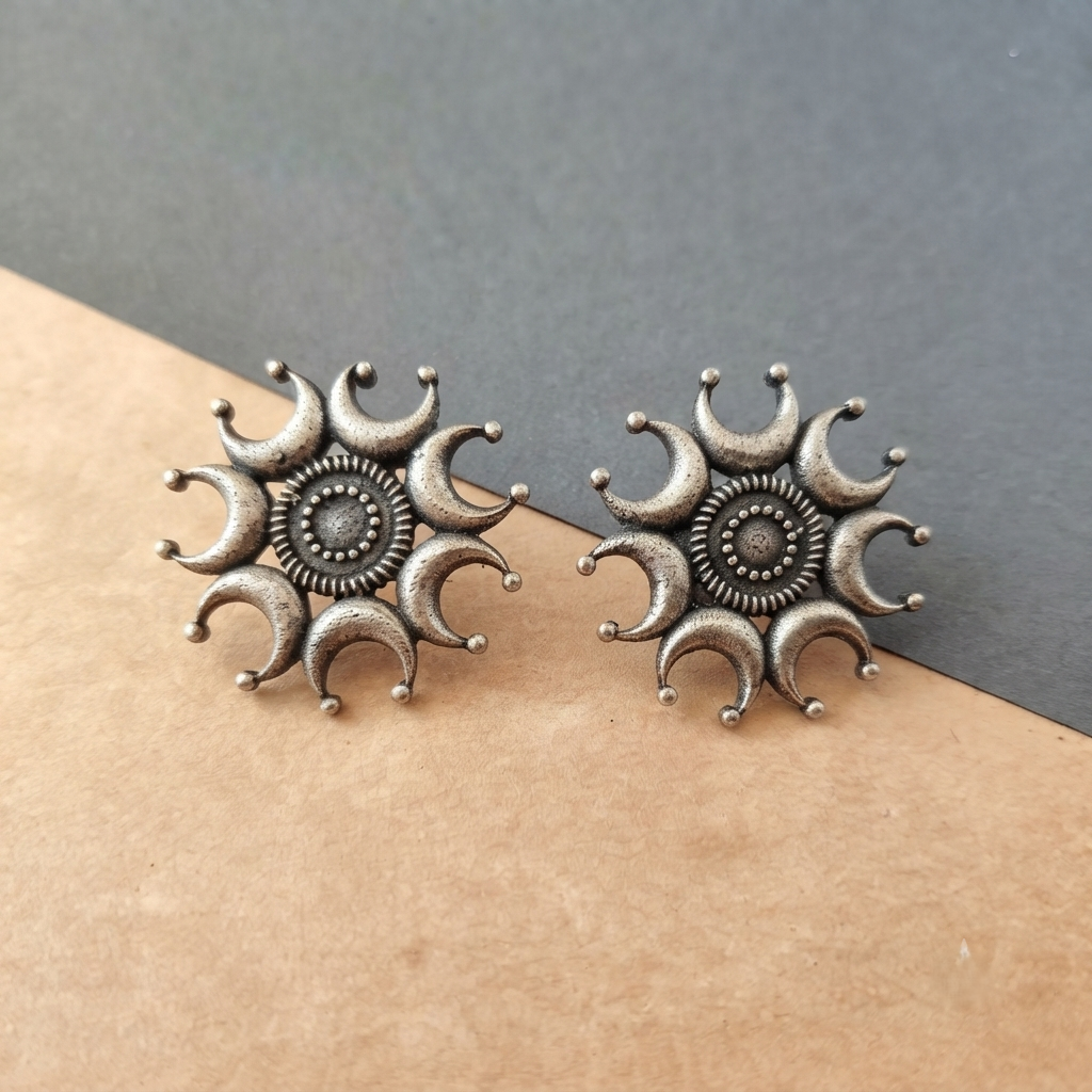 Navratri Surya Earrings By Sushee