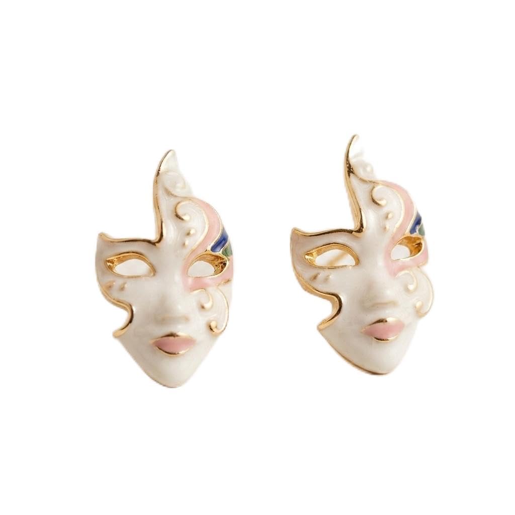 Sushee Spooky Mask  Earrings