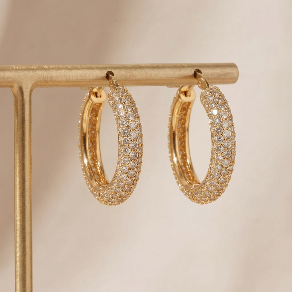 SUSHEE Golden Halo Hoops