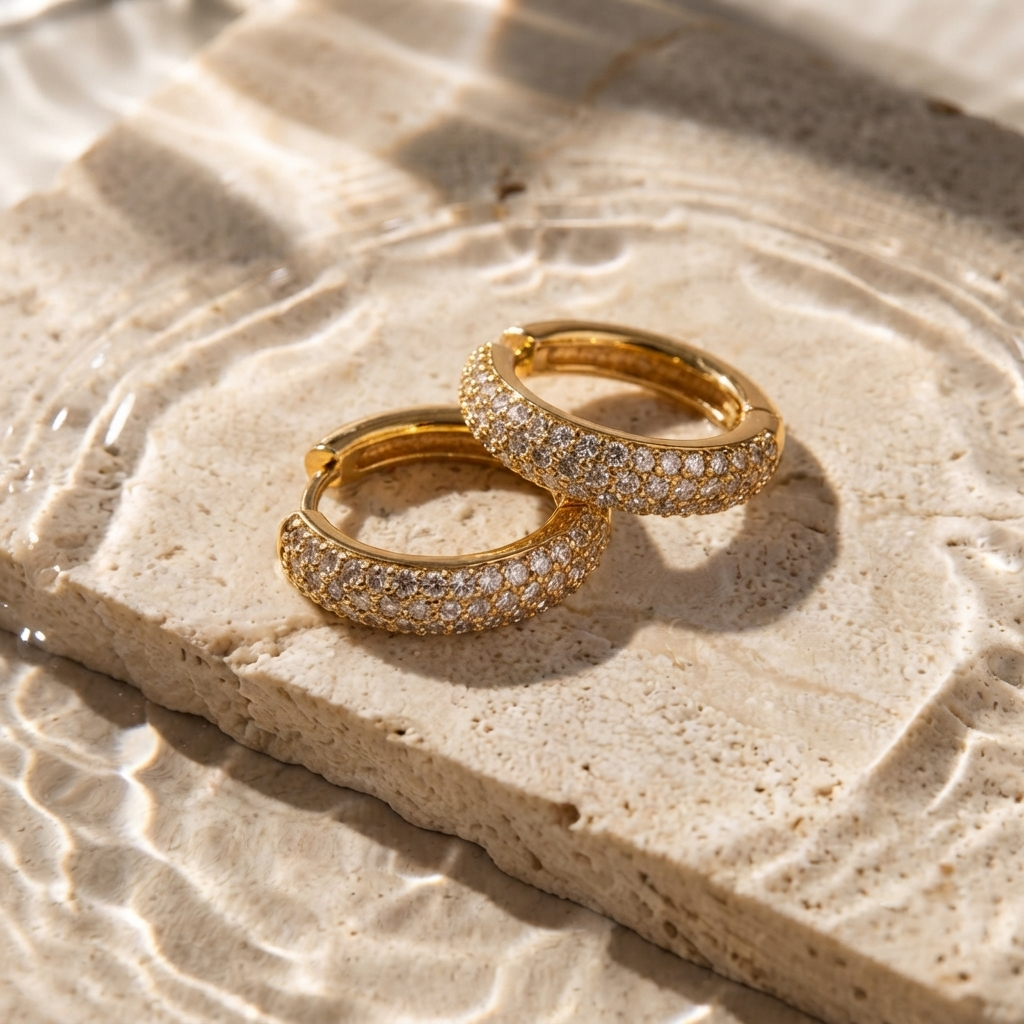 SUSHEE Golden Halo Hoops