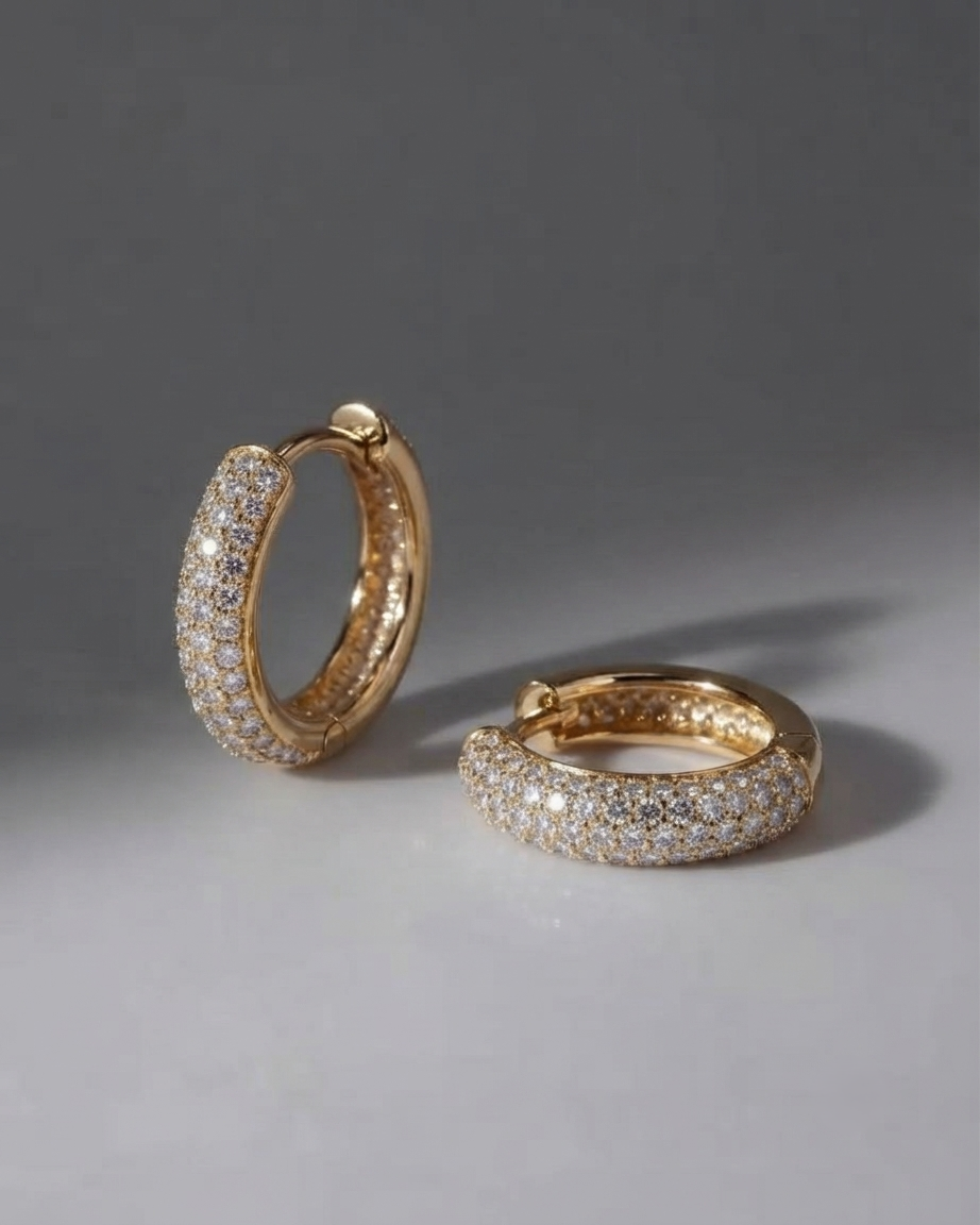 SUSHEE Golden Halo Hoops