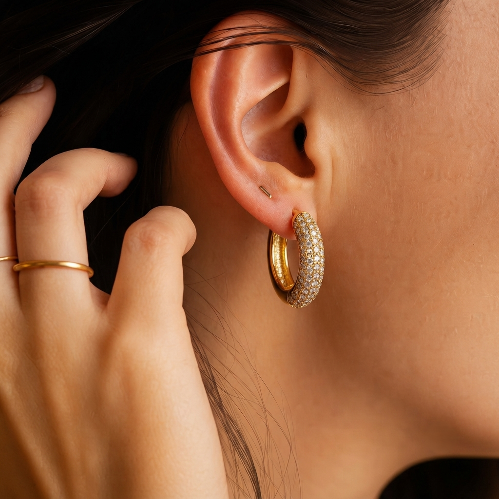 SUSHEE Golden Halo Hoops