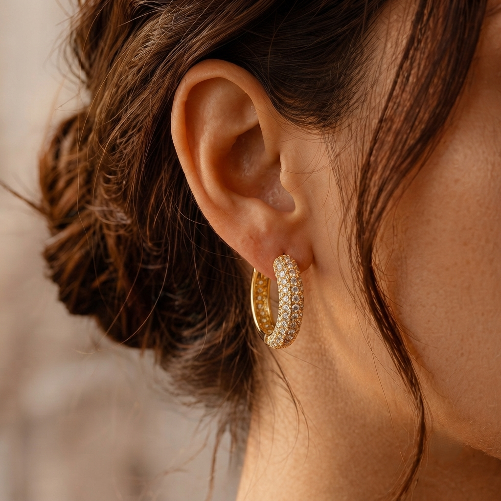 SUSHEE Golden Halo Hoops