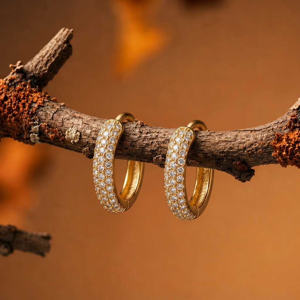 SUSHEE Golden Halo Hoops