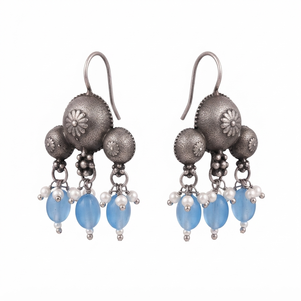 SUSHEE Antique Floral Drops