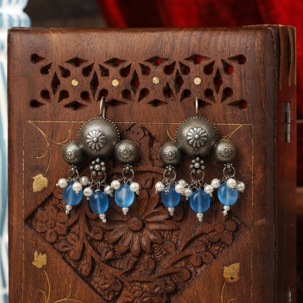 SUSHEE Antique Floral Drops
