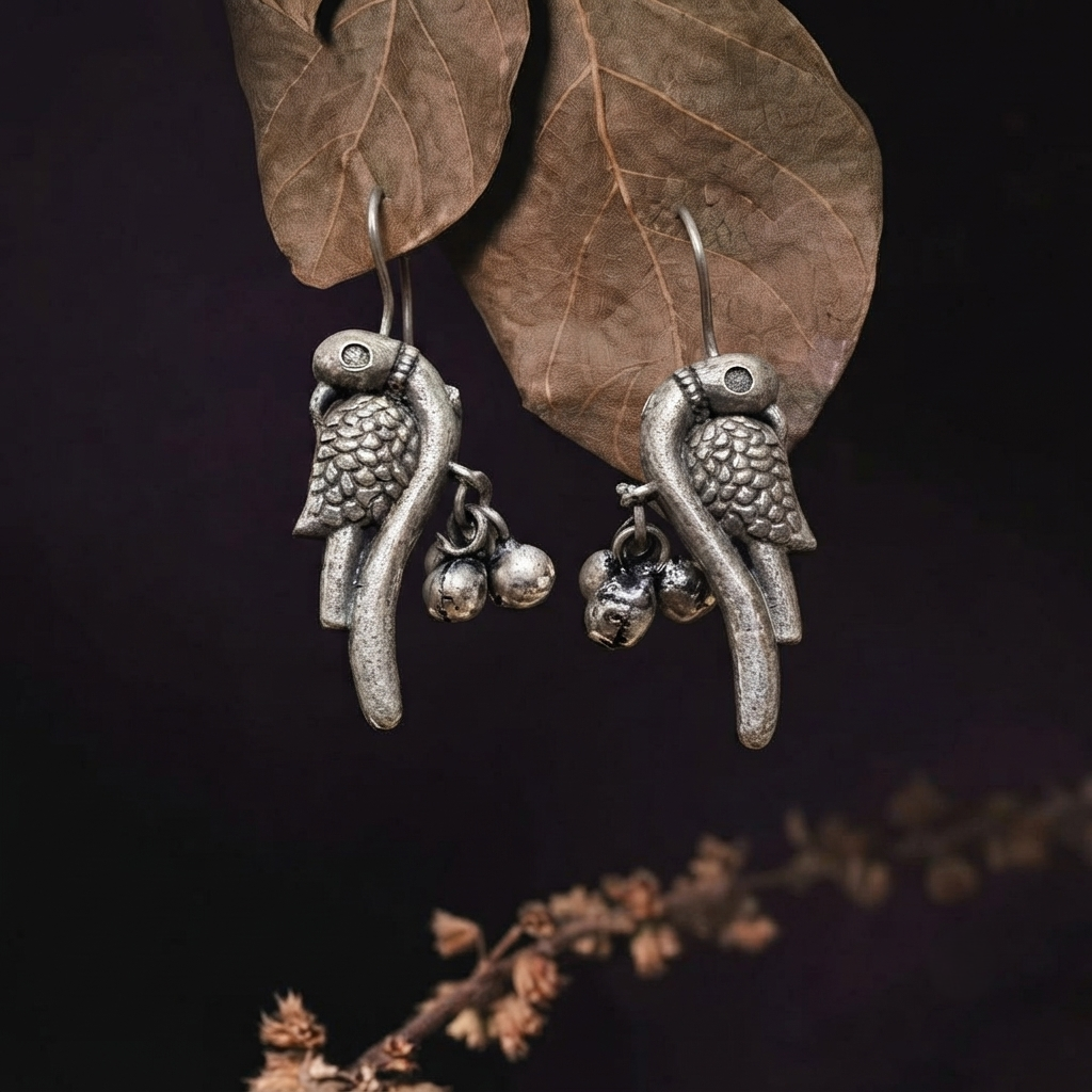SUSHEE Vintage Parrot Jhumki