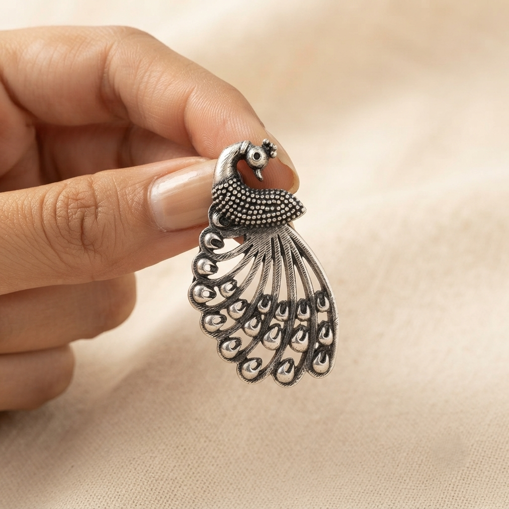 Sushee Rajwada Peacock Earrings