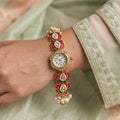 Rajwada Lotus Pearl Watch By Sushee